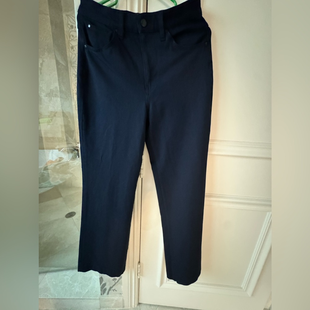 Guess dark  straight wide stretch jeans